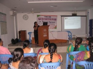 Leading Fertility Specialist Dr Nirmala Agrawal with participants in a CME Camp on Infertility